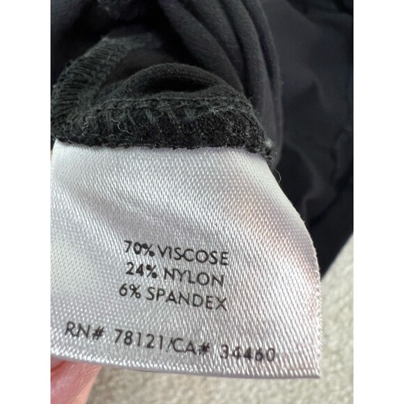 Eileen Fisher XS Pants Black Pull On Elevated Basic Minimalist Cropped Women's - Picture 6 of 9